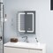 LED Bathroom Mirror Cabinet with Built-in Charging Station and Lights